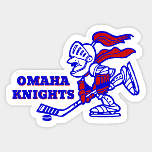 Original Omaha Knights Hockey 1959 Sticker